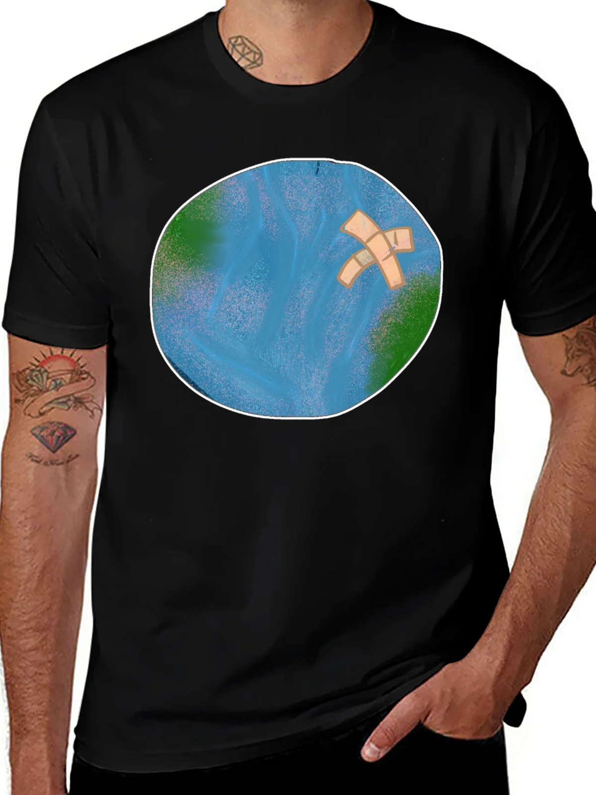Earth Bandage T-Shirt product image 1