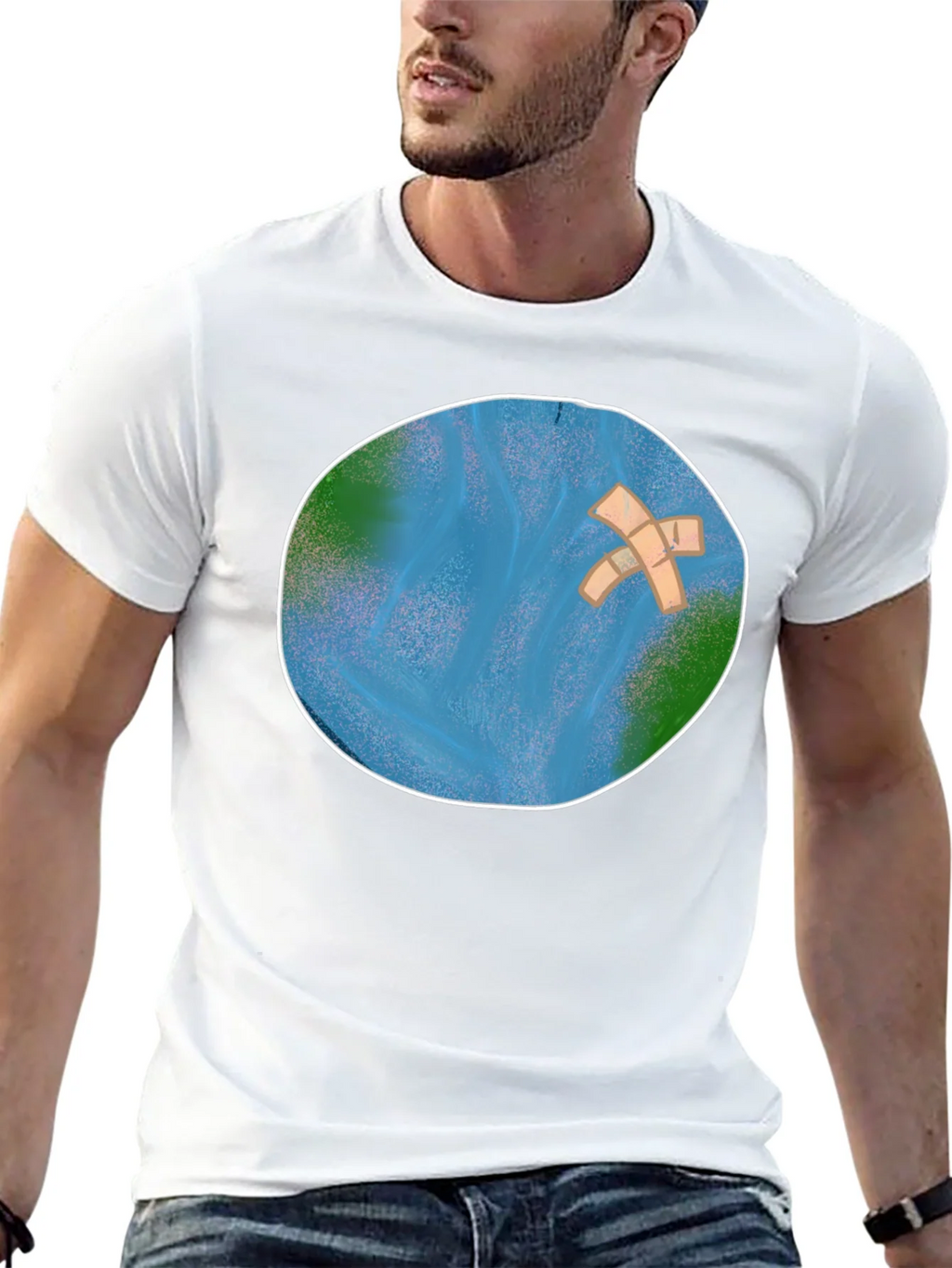 Earth Bandage T-Shirt product image 12