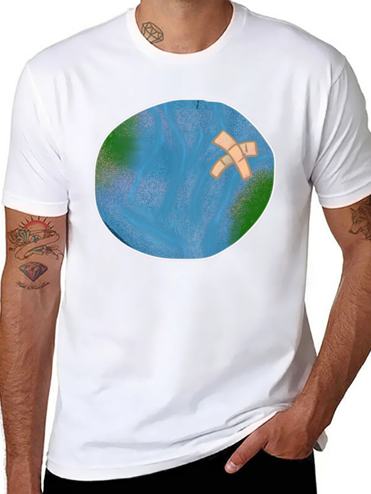 Earth Bandage T-Shirt product image 7