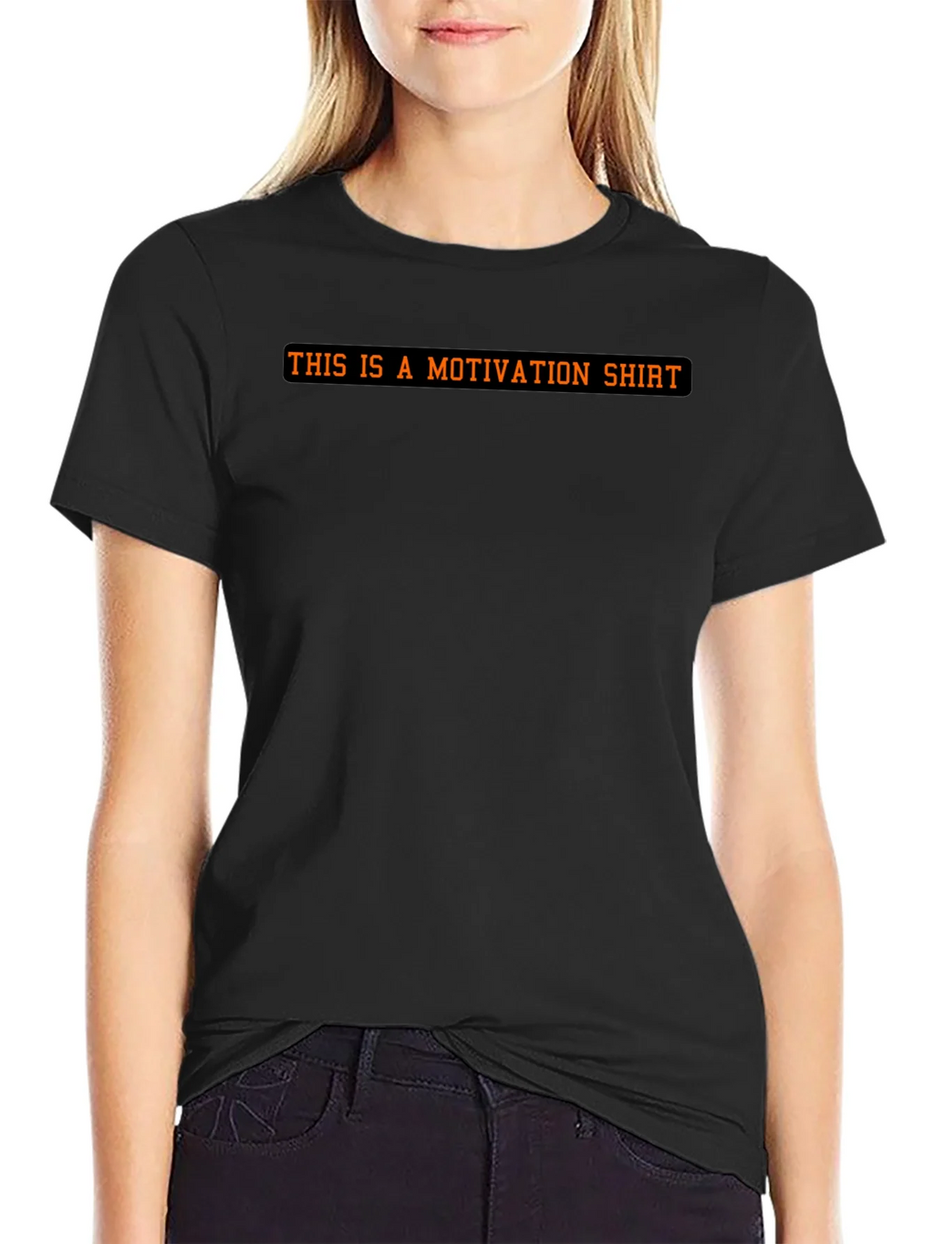 Motivational Statement Black T-Shirt product image 2