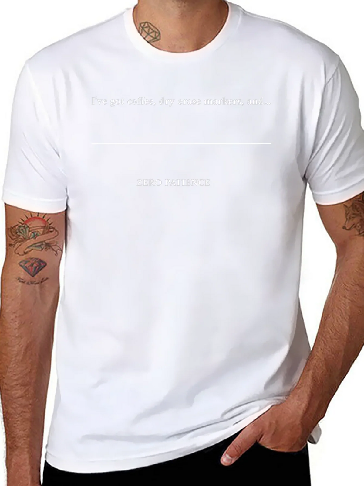 Zero Patience Black T-Shirt product image 7