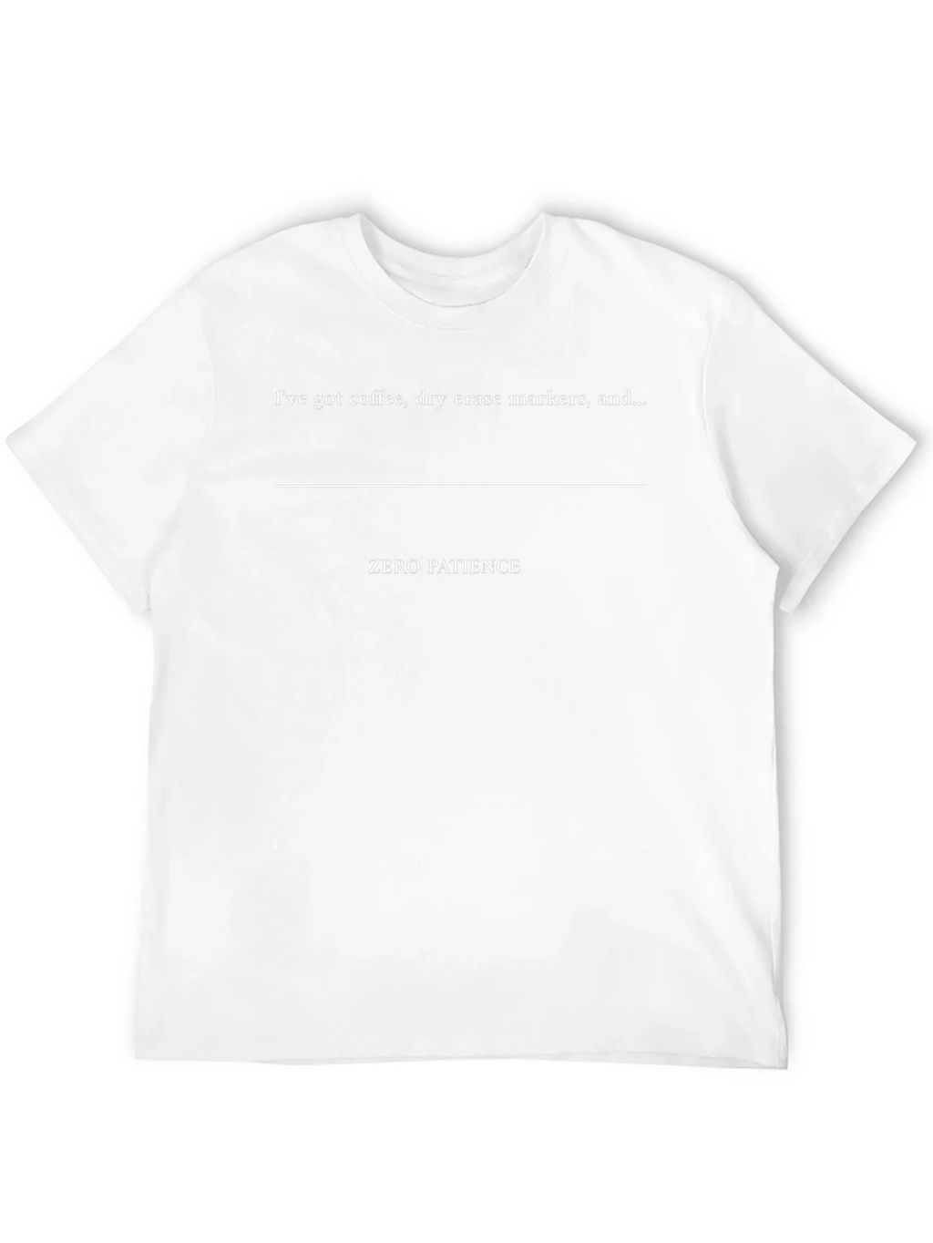 Zero Patience Black T-Shirt product image 11