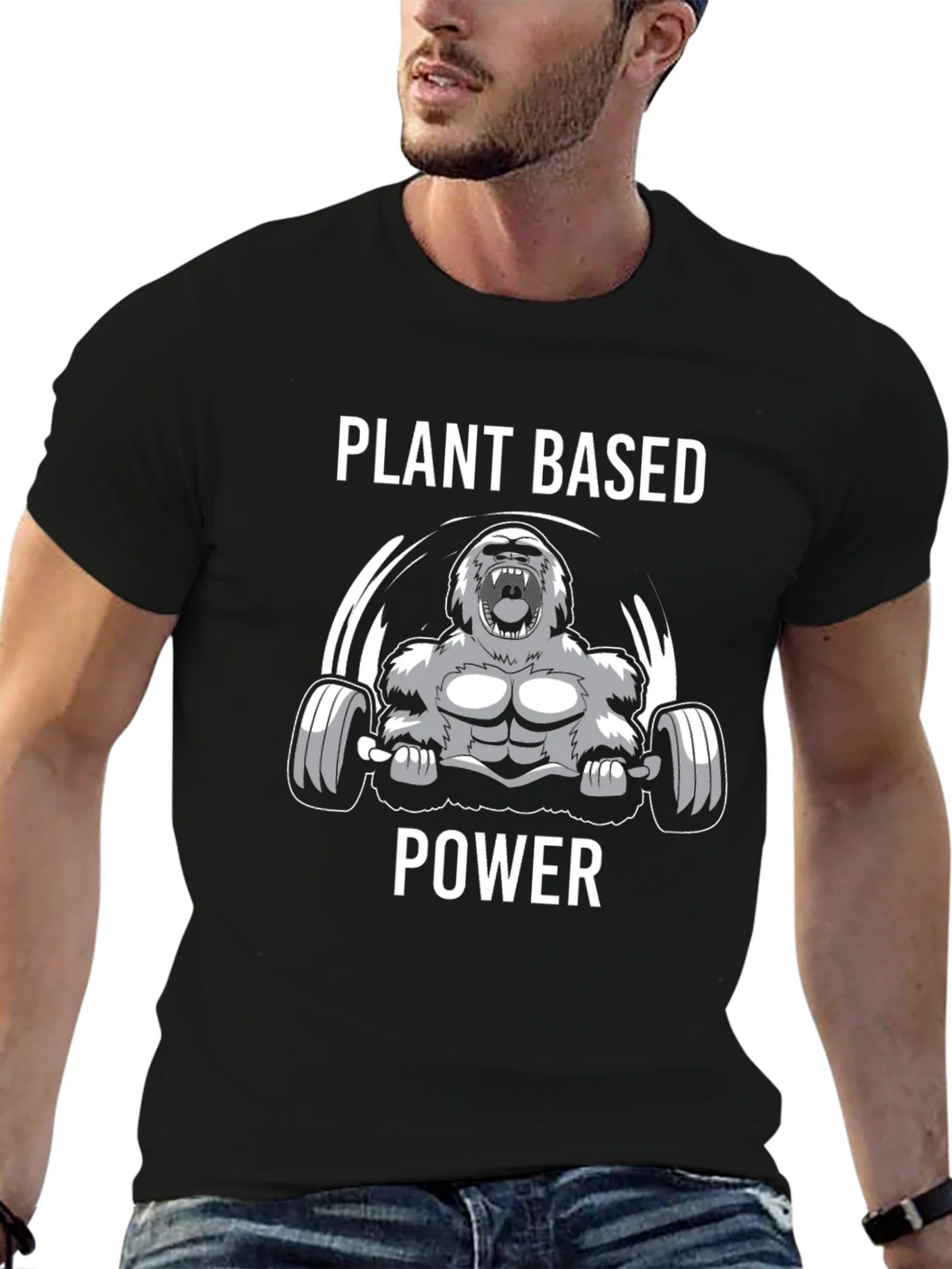 Plant Based Power T-Shirt - Vegan Gorilla Gym product image 6