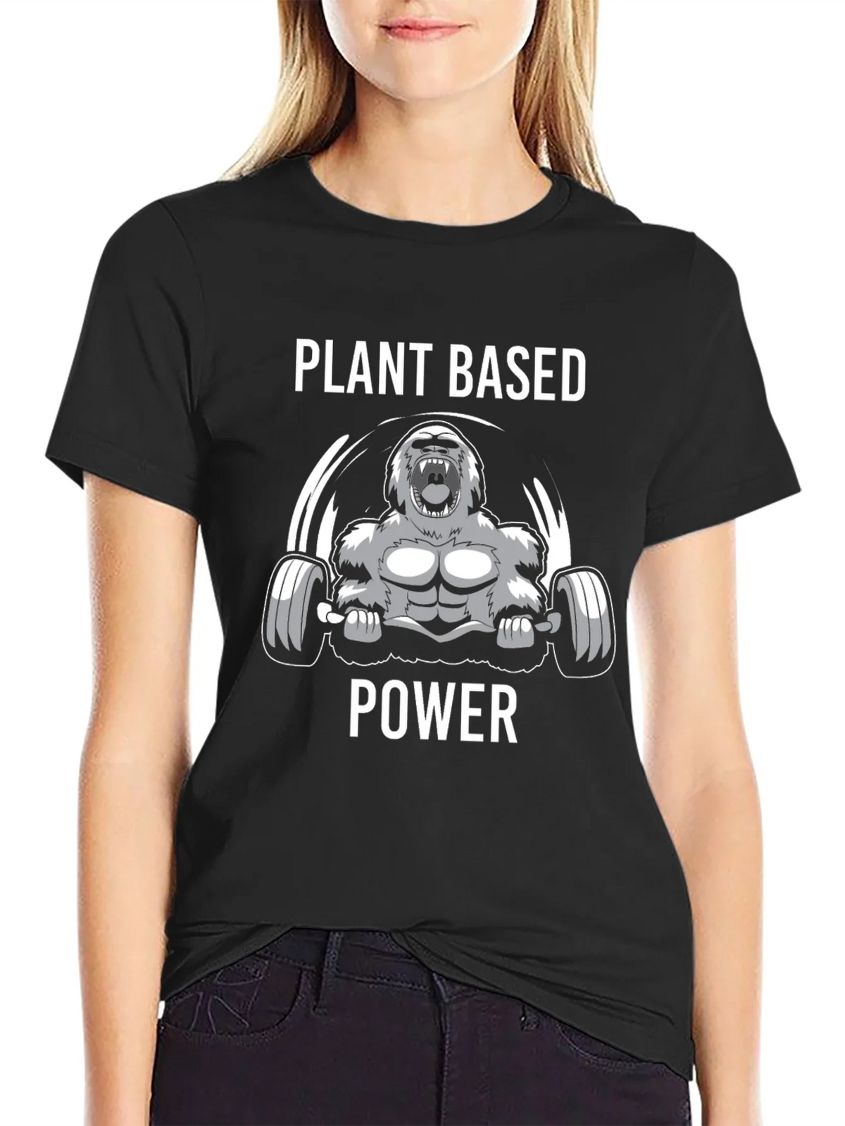 Plant Based Power T-Shirt - Vegan Gorilla Gym product image 2
