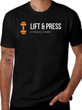 Lift & Press Fitness Camp Black T-Shirt product image 1
