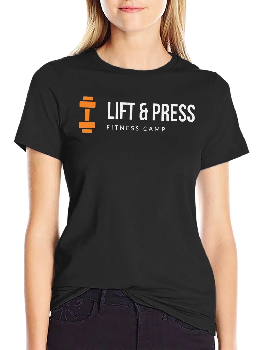 Lift & Press Fitness Camp Black T-Shirt product image 2