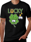 Lucky Clover Graphic T-Shirt - St. Patricks Day Tee product image 1