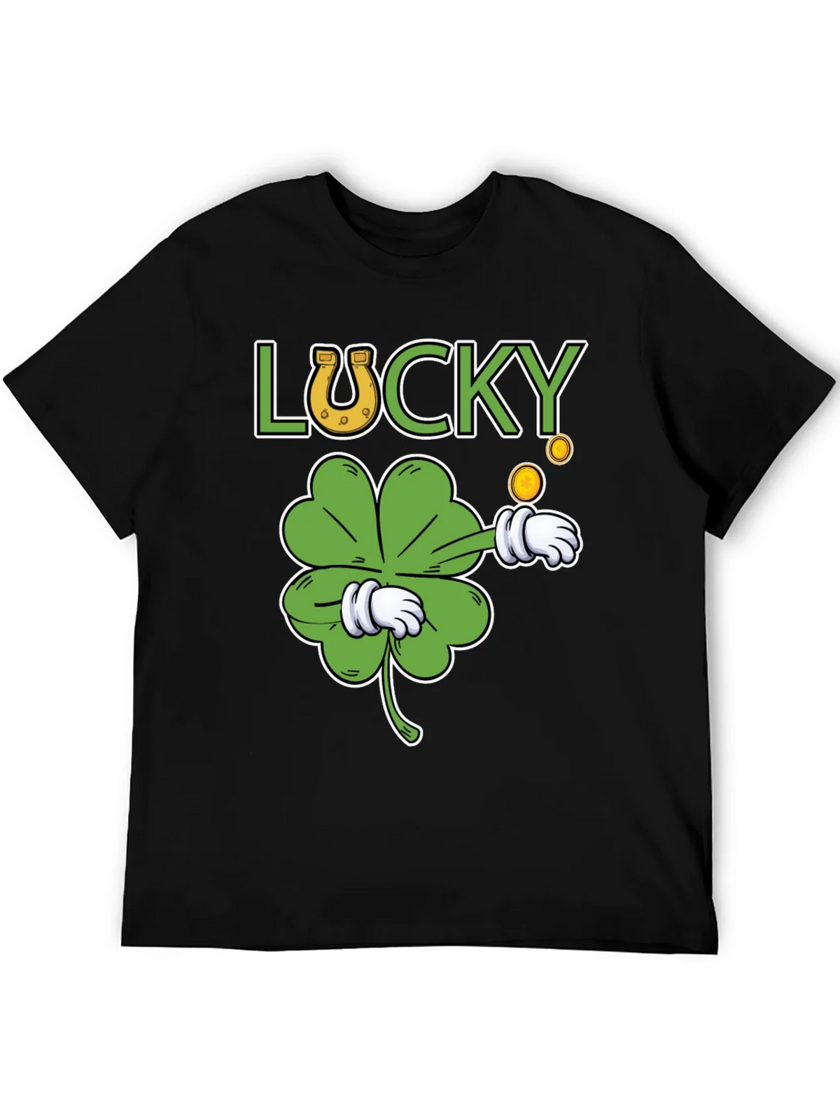 Lucky Clover Graphic T-Shirt - St. Patricks Day Tee product image 5
