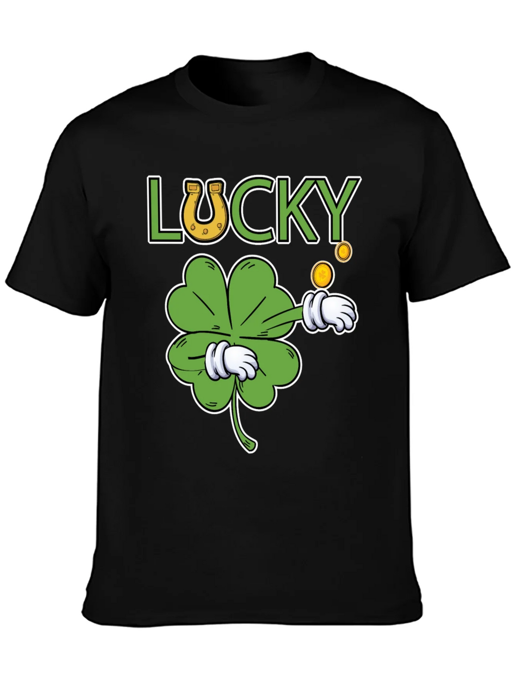 Lucky Clover Graphic T-Shirt - St. Patricks Day Tee product image 3