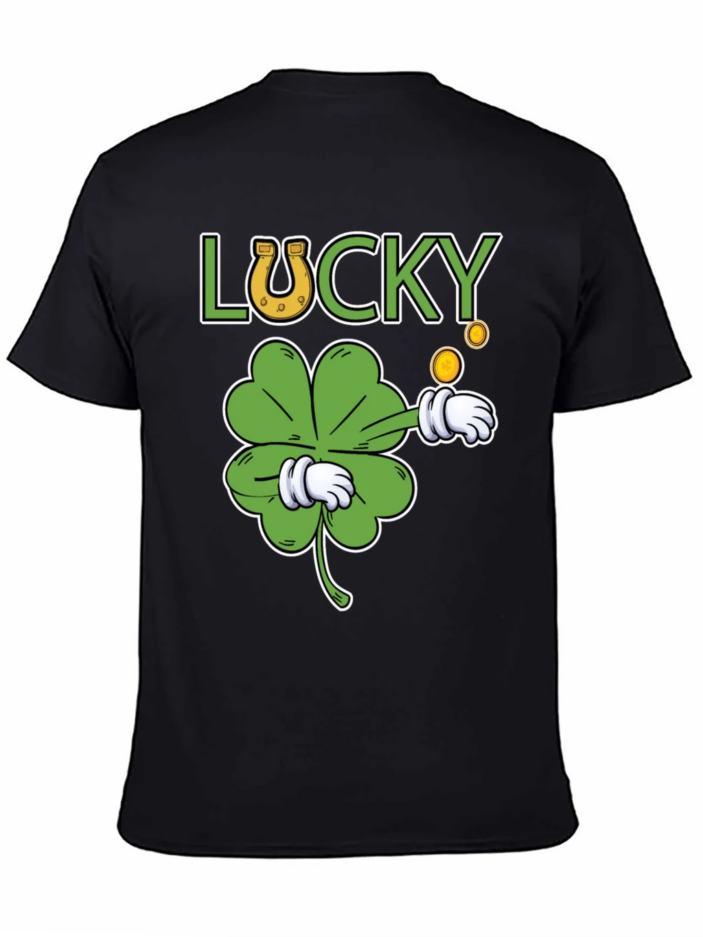 Lucky Clover Graphic T-Shirt - St. Patricks Day Tee product image 4