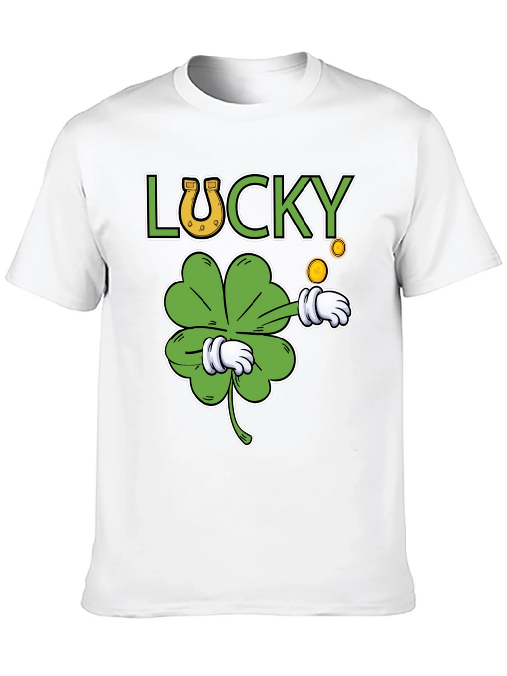 Lucky Clover Graphic T-Shirt - St. Patricks Day Tee product image 9