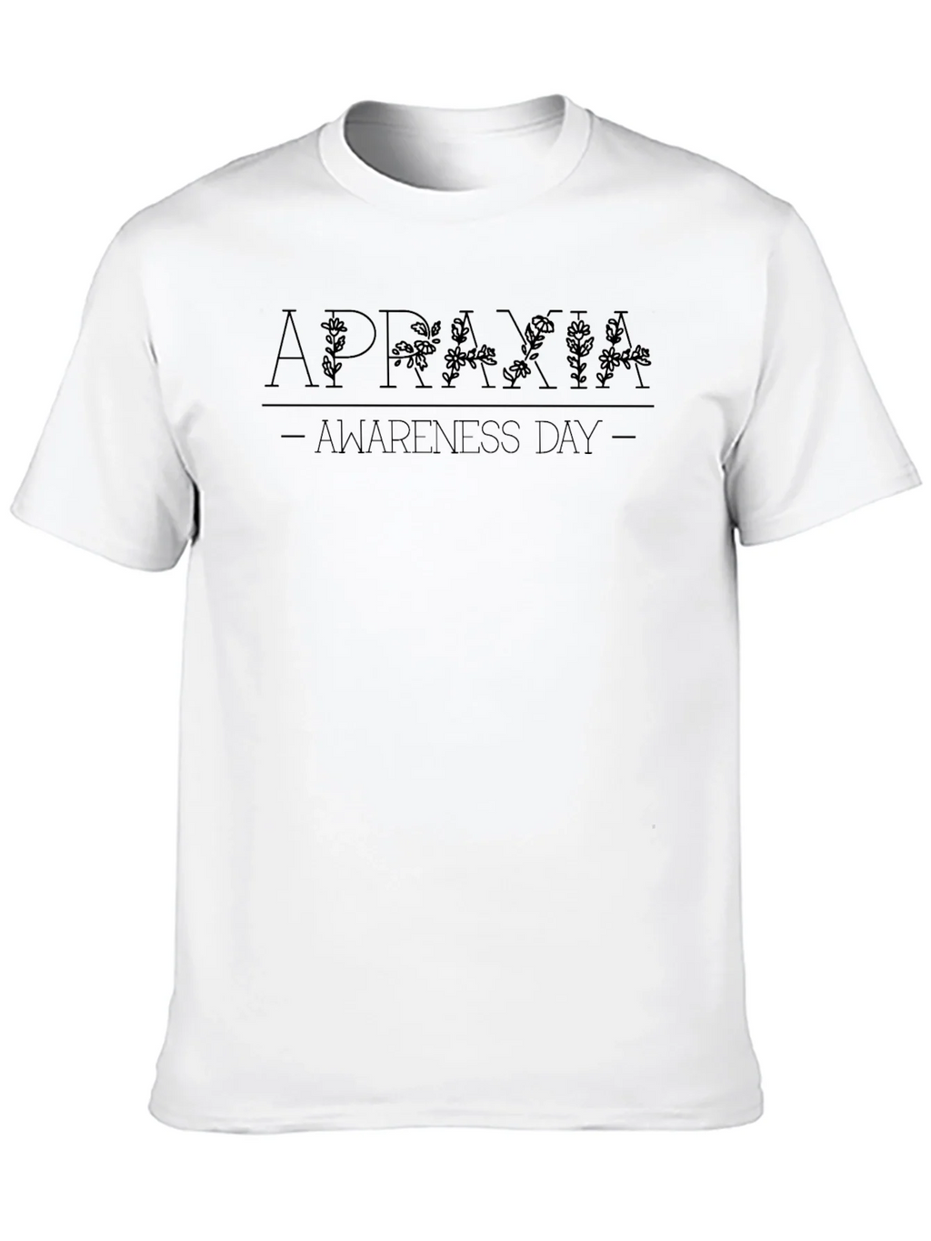 Apraxia Awareness Day Black T-Shirt product image 9