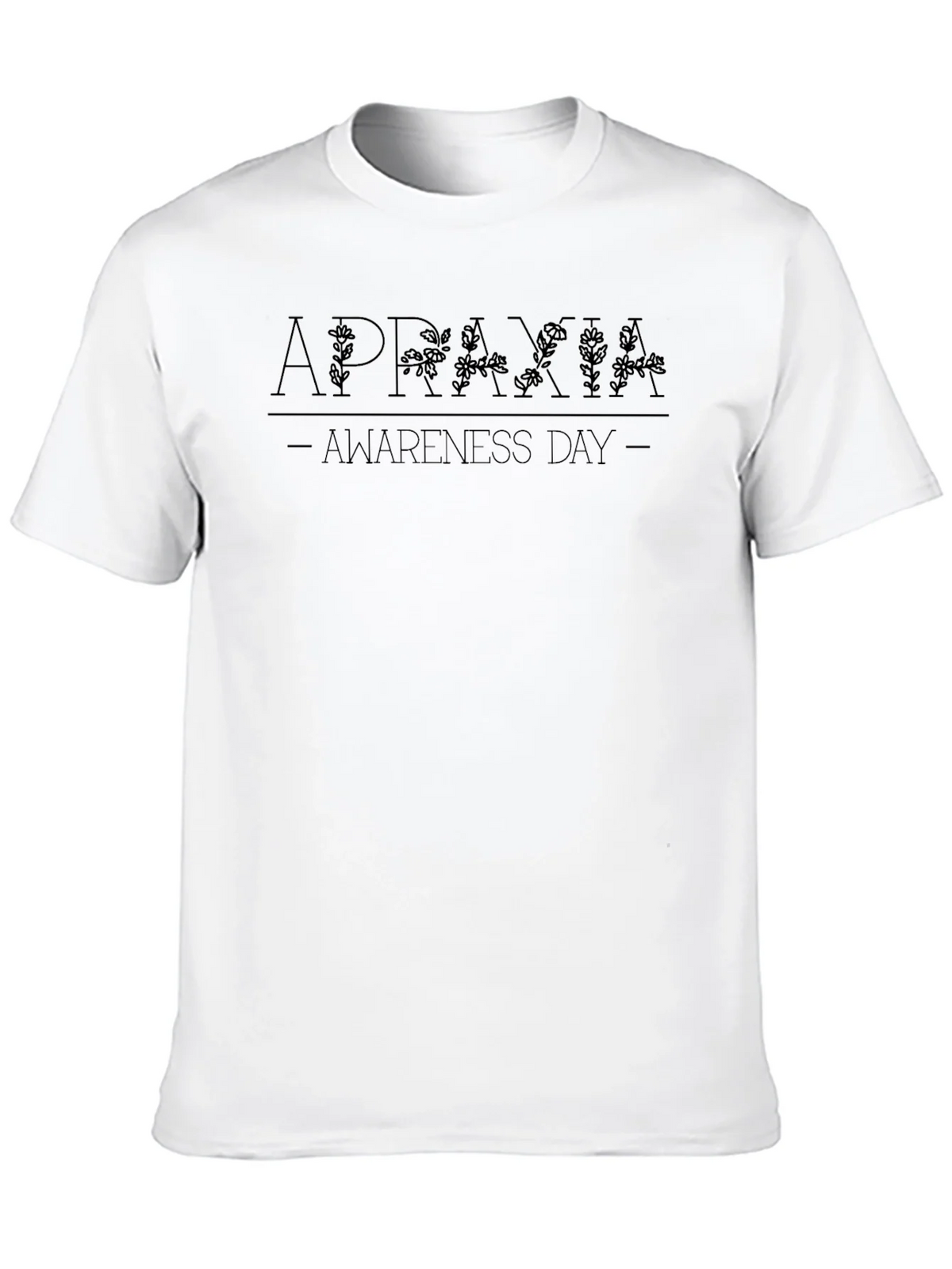 Apraxia Awareness Day Black T-Shirt product image 9