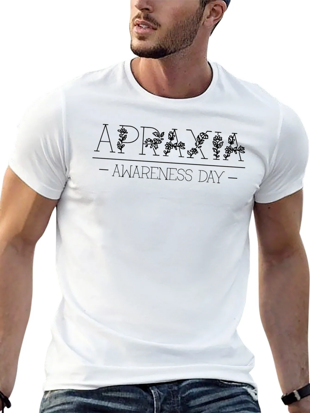 Apraxia Awareness Day Black T-Shirt product image 12