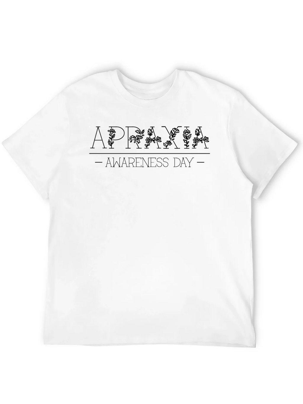 Apraxia Awareness Day Black T-Shirt product image 11