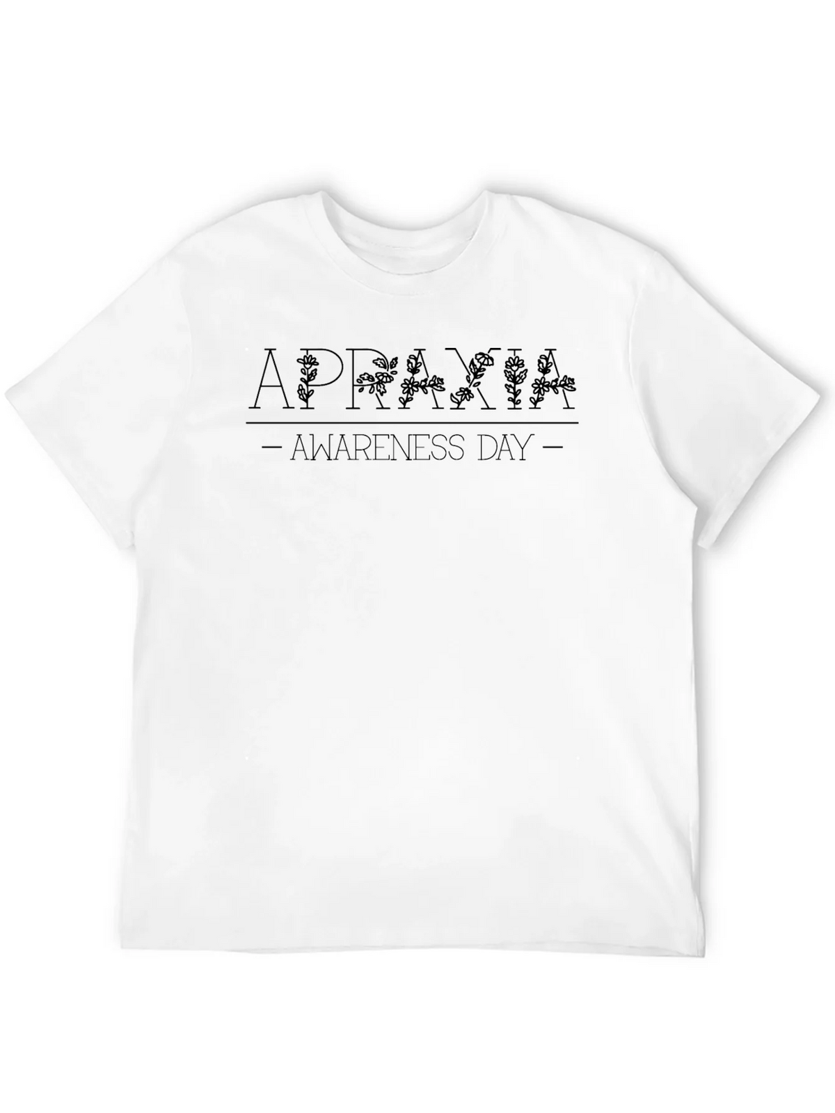 Apraxia Awareness Day Black T-Shirt product image 11