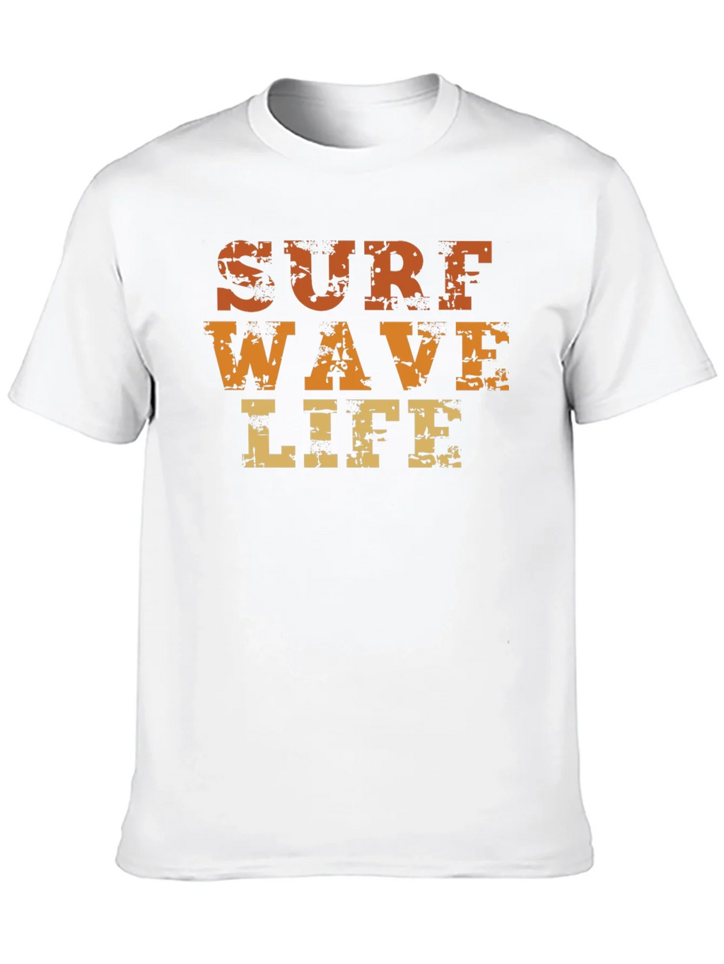 Surf Wave Life Graphic Print Black T-Shirt product image 9
