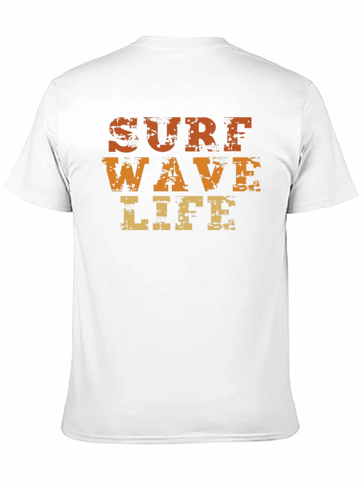 Surf Wave Life Graphic Print Black T-Shirt product image 10