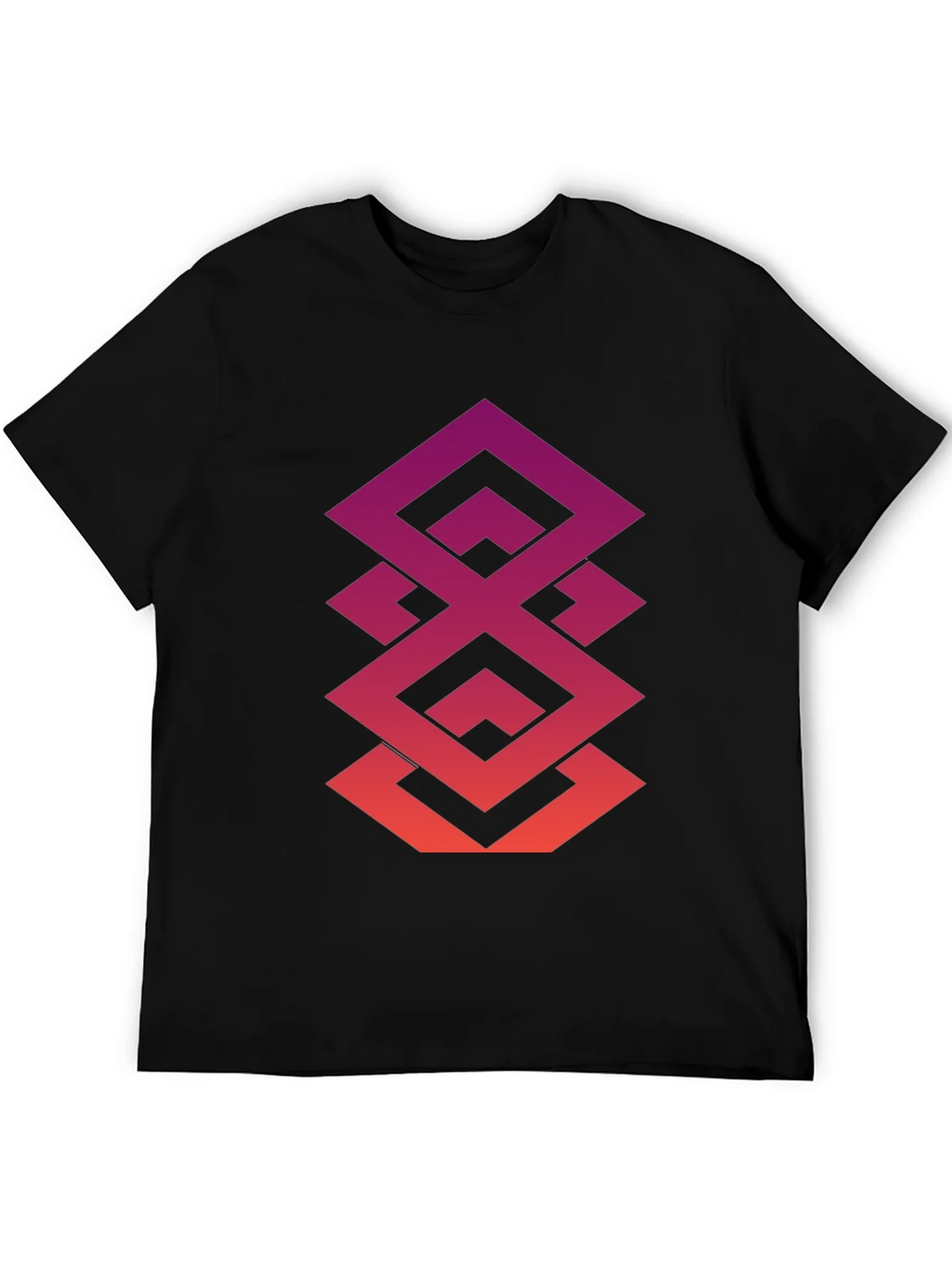 Geometric Gradient Tee - Modern Streetwear product image 5
