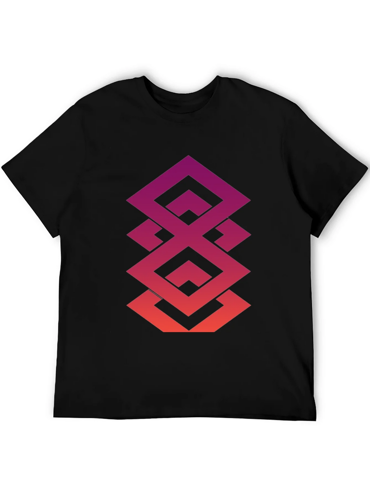 Geometric Gradient Tee - Modern Streetwear product image 5