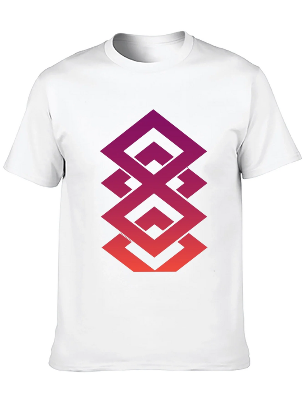 Geometric Gradient Tee - Modern Streetwear product image 9