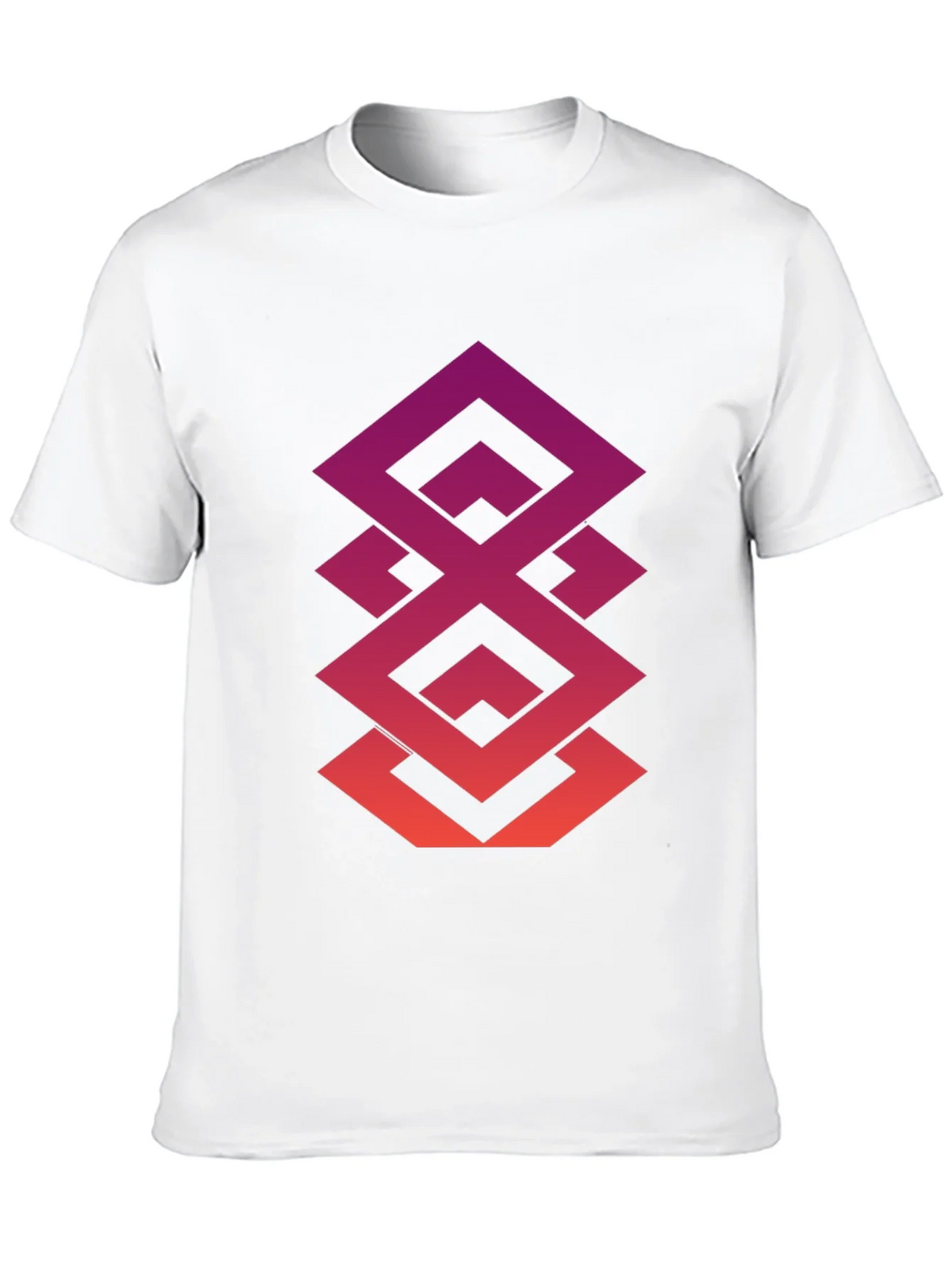 Geometric Gradient Tee - Modern Streetwear product image 9