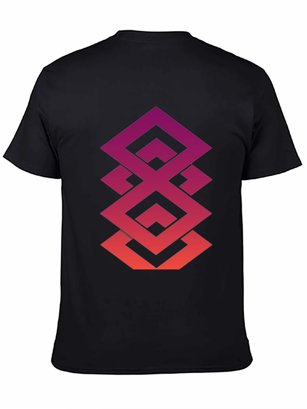 Geometric Gradient Tee - Modern Streetwear product image 4