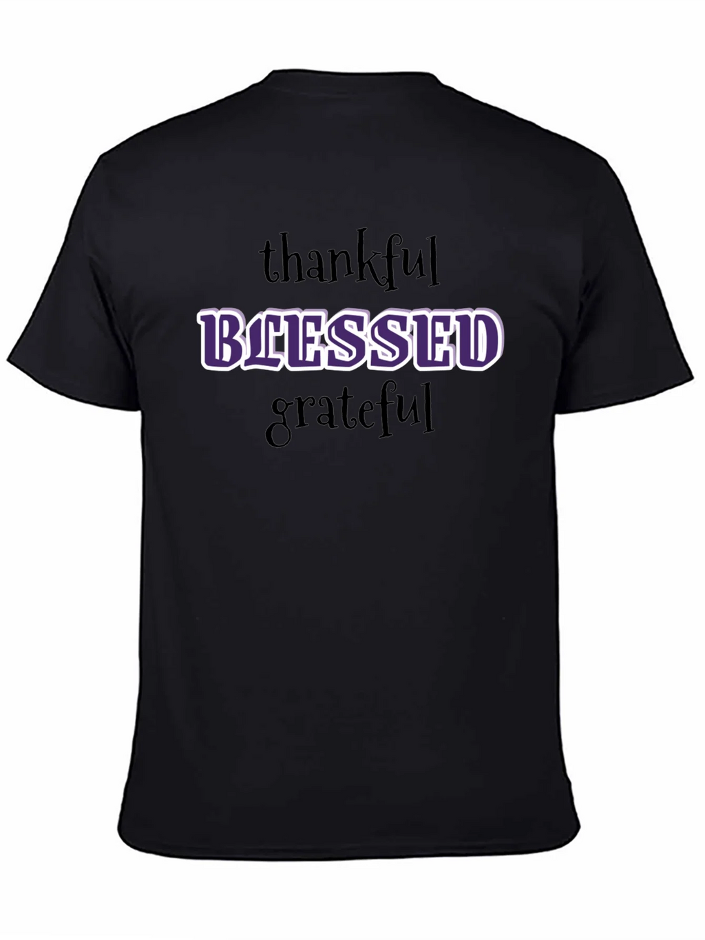 Blessed Graphic T-Shirt - Thankful Grateful Everyday Style product image 4