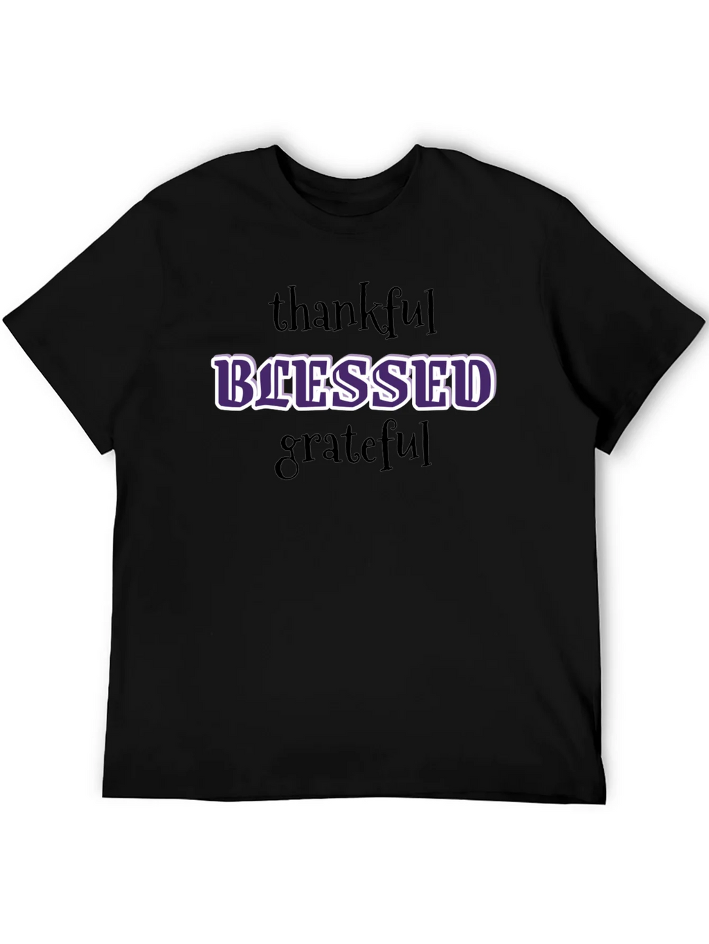 Blessed Graphic T-Shirt - Thankful Grateful Everyday Style product image 5