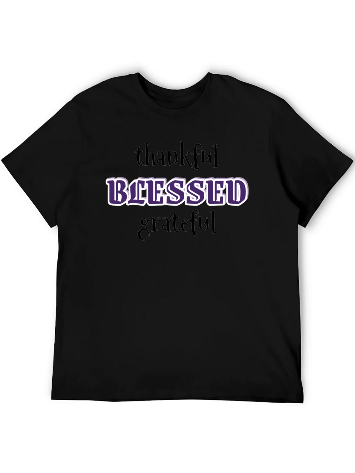 Blessed Graphic T-Shirt - Thankful Grateful Everyday Style product image 5