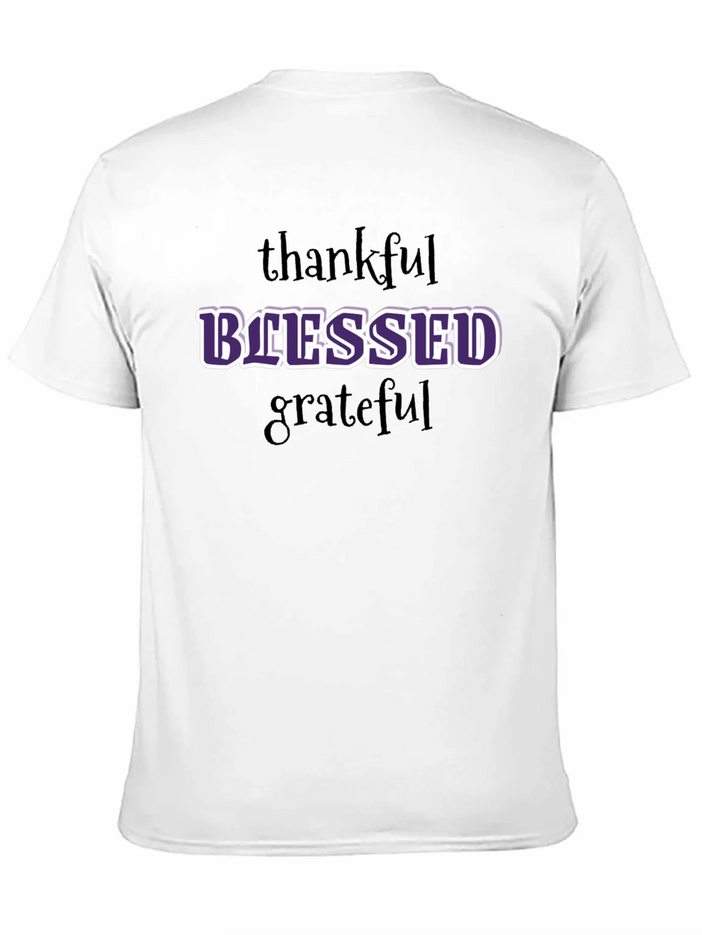Blessed Graphic T-Shirt - Thankful Grateful Everyday Style product image 10