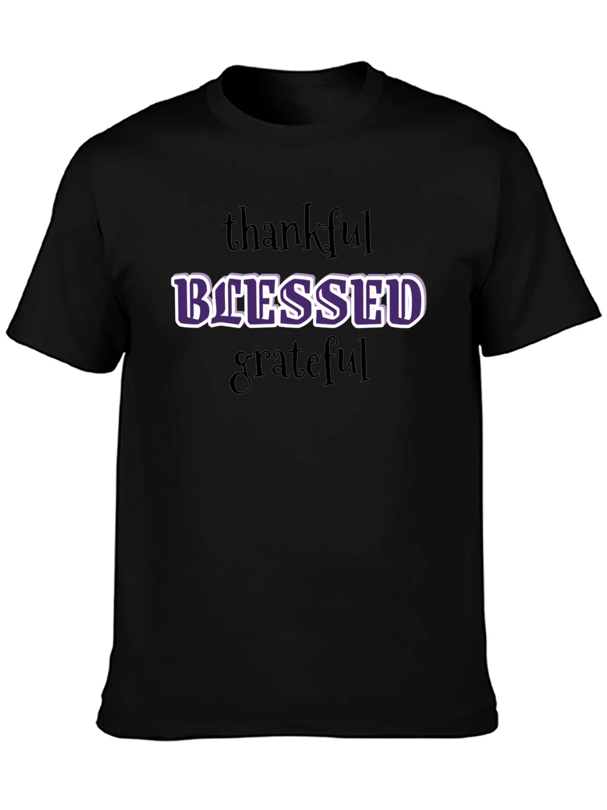 Blessed Graphic T-Shirt - Thankful Grateful Everyday Style product image 3