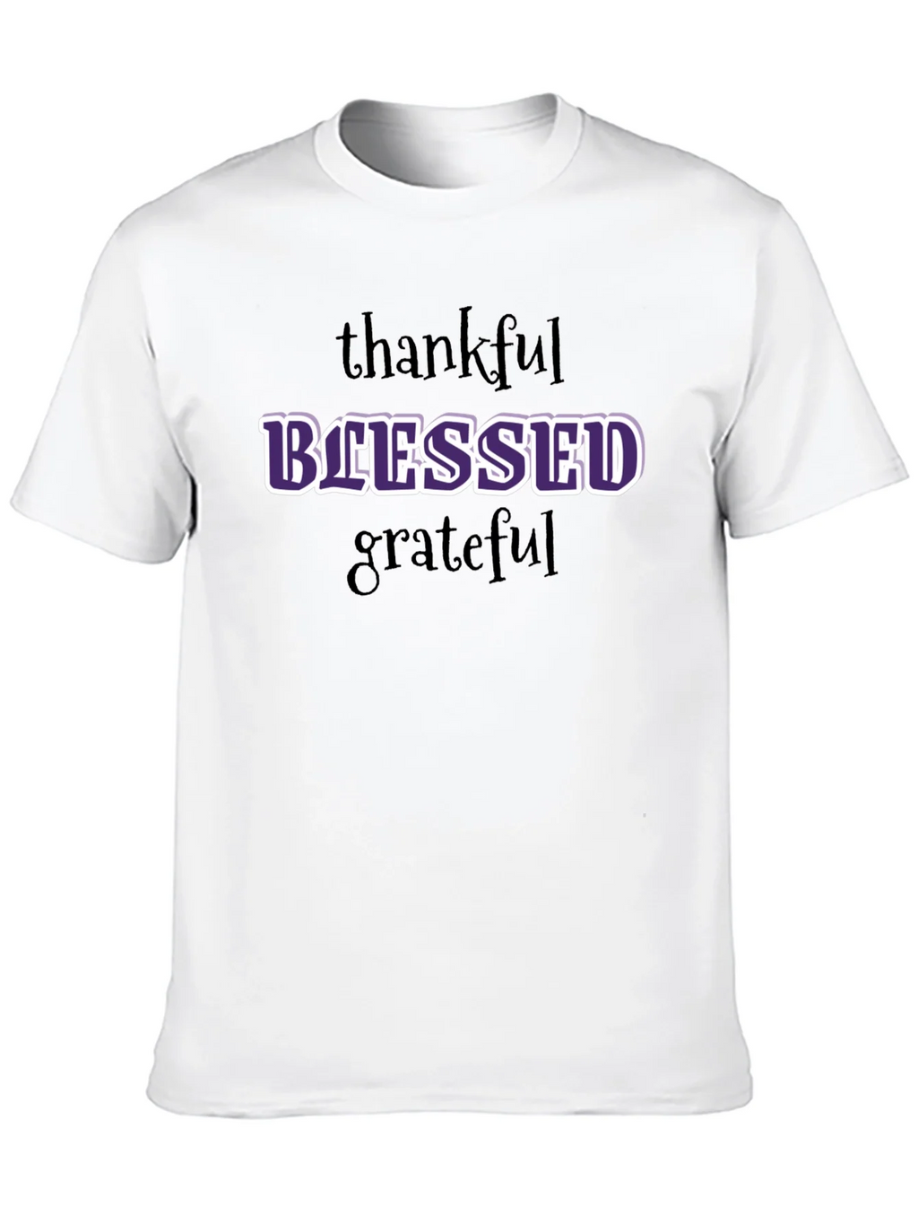 Blessed Graphic T-Shirt - Thankful Grateful Everyday Style product image 9