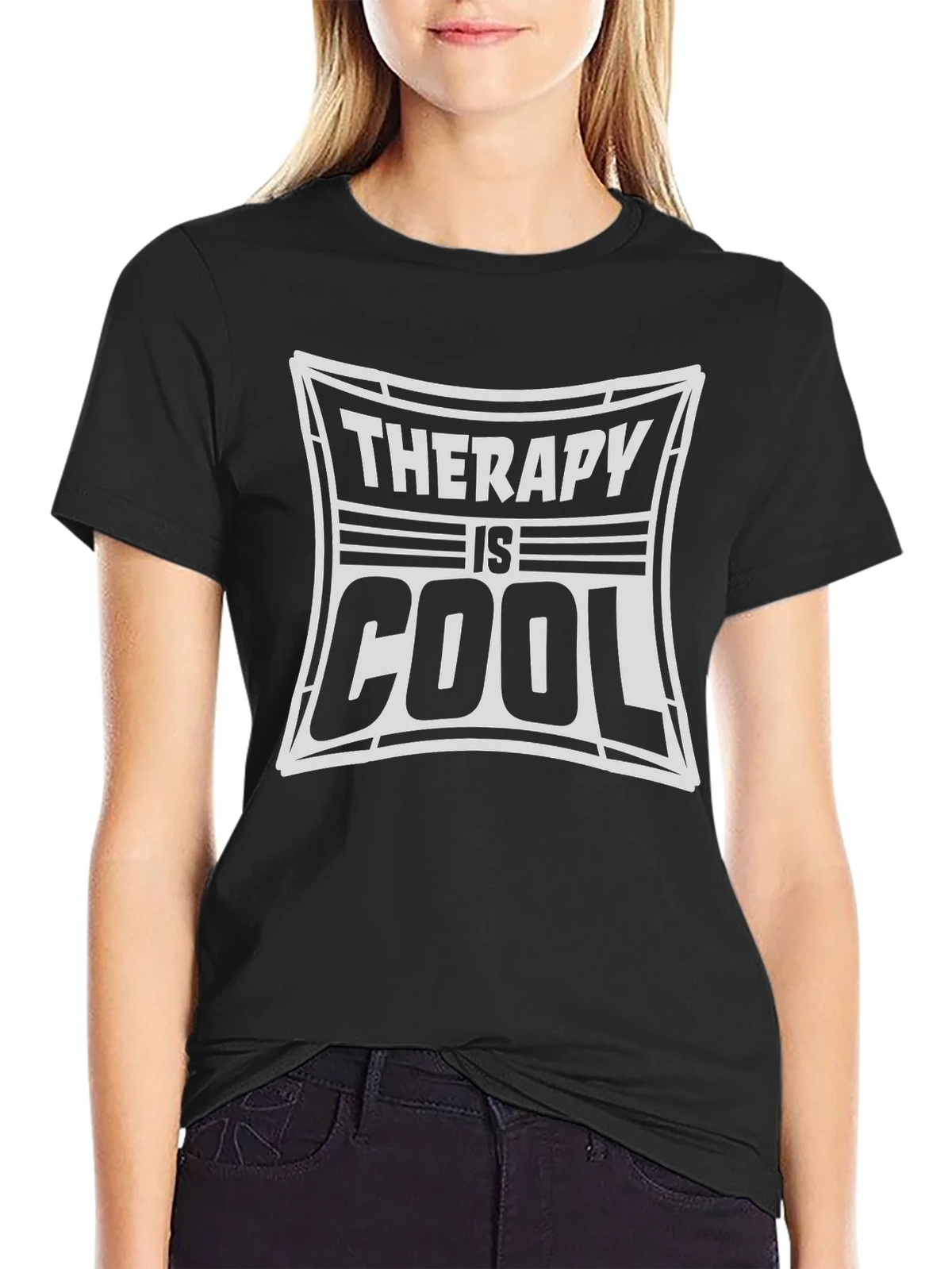 Therapy Is Cool Graphic Tee - Comfort Fit product image 2