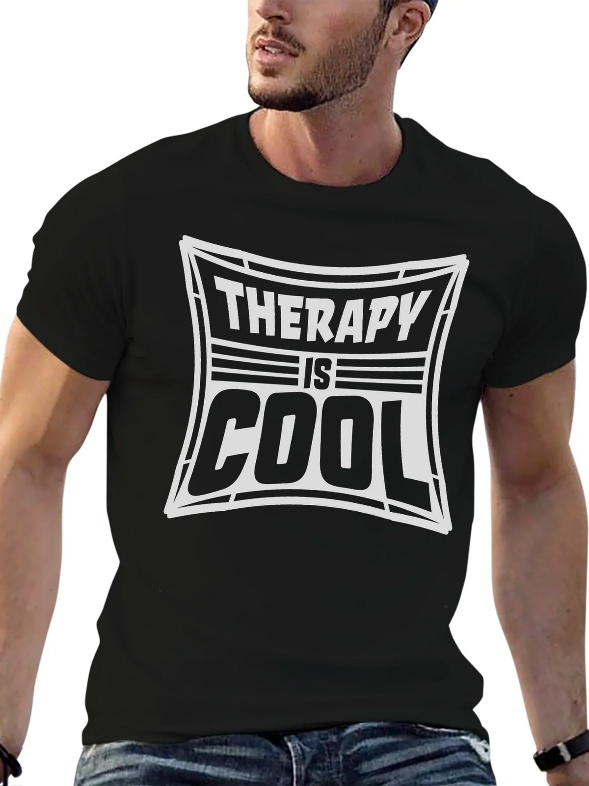 Therapy Is Cool Graphic Tee - Comfort Fit product image 6