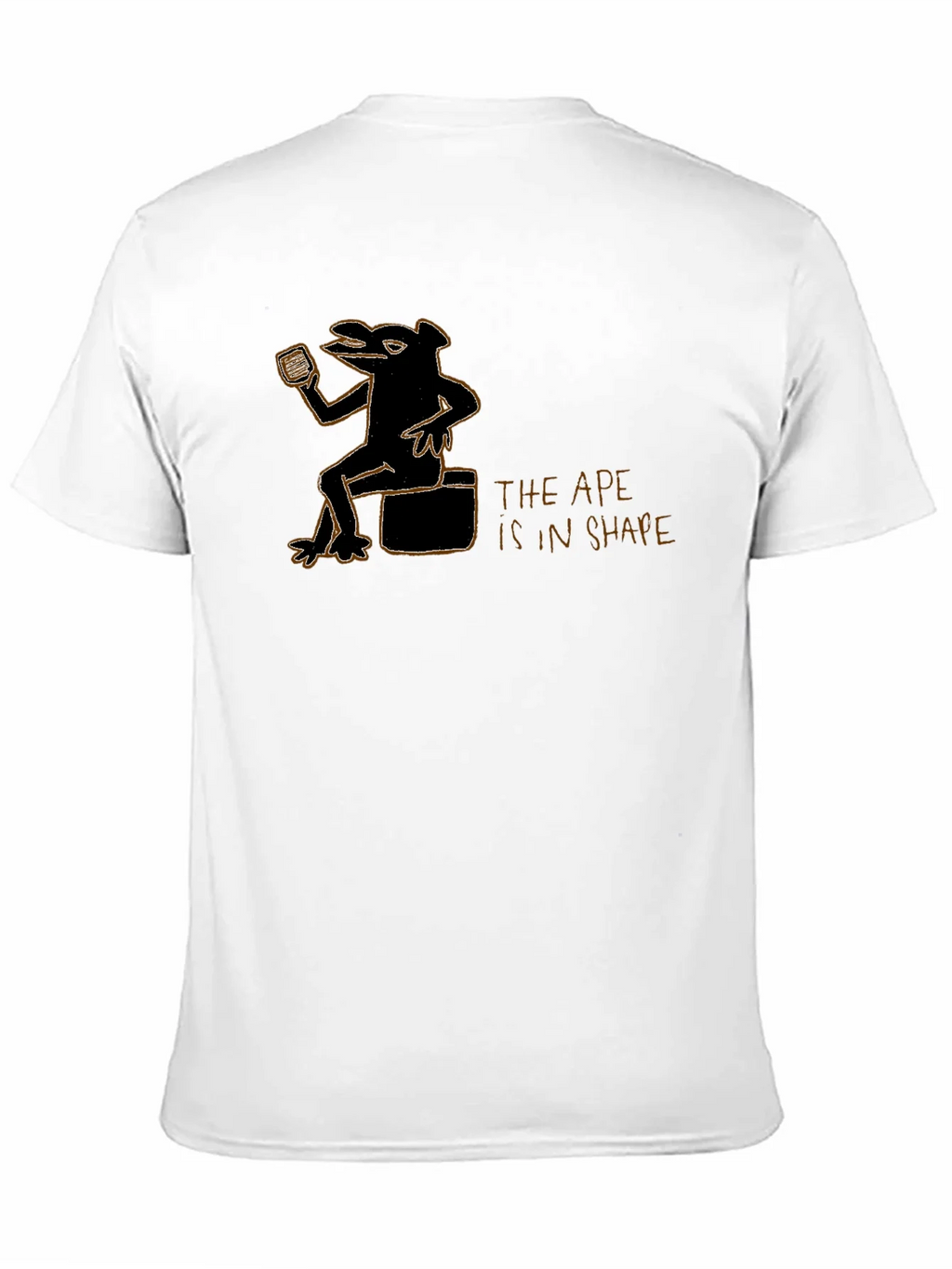 Ape in Shape Graphic Black T-Shirt product image 10