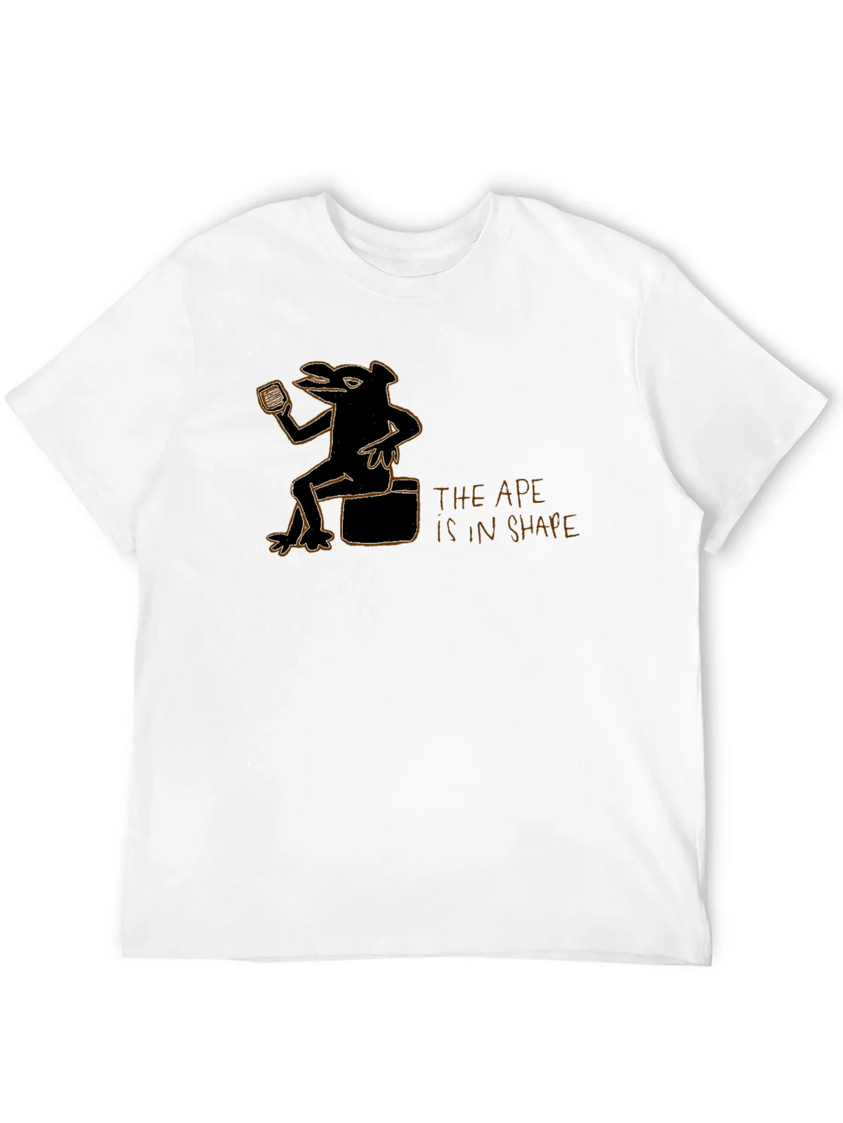 Ape in Shape Graphic Black T-Shirt product image 11