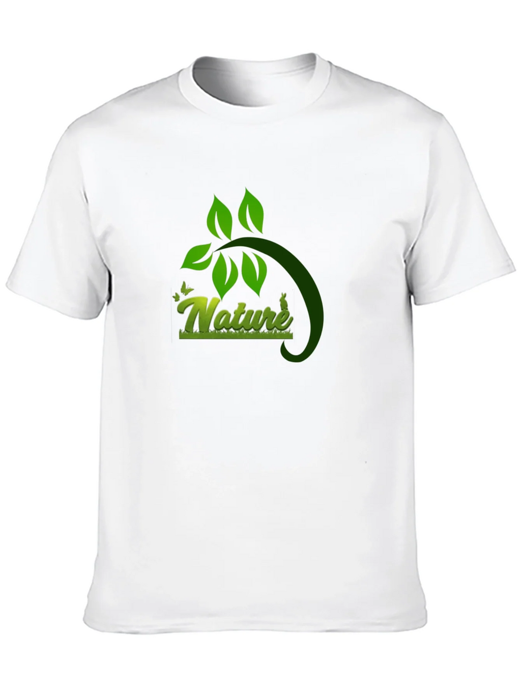 Nature Graphic Black T-Shirt - Eco Friendly Design product image 9
