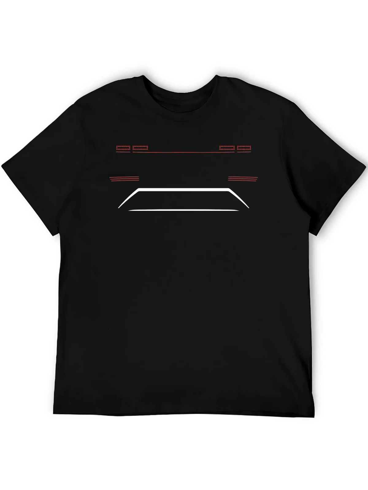 Retro Car Graphic Tee - Black Cotton Blend product image 5