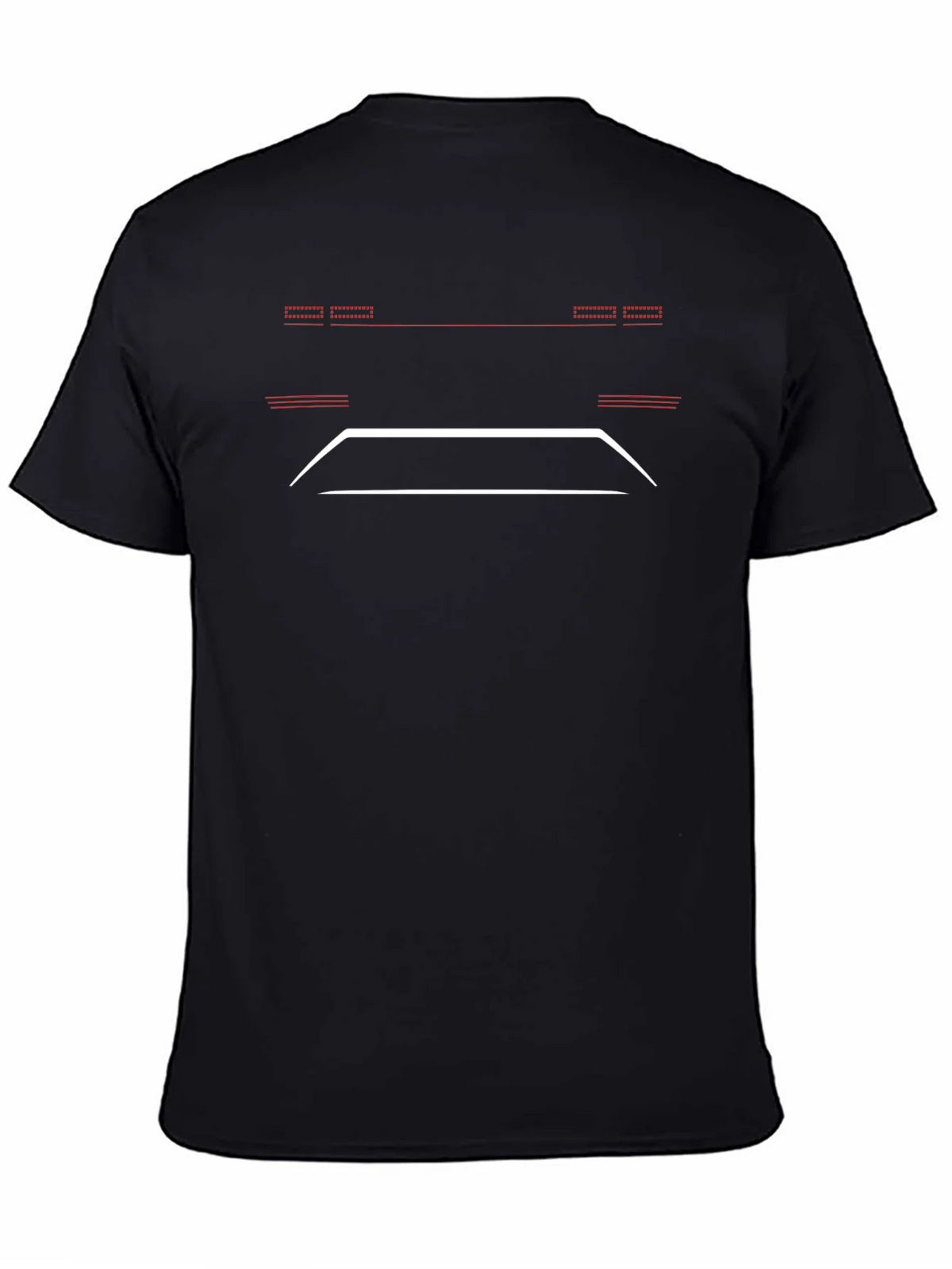 Retro Car Graphic Tee - Black Cotton Blend product image 4