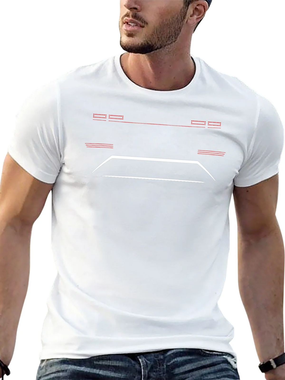 Retro Car Graphic Tee - Black Cotton Blend product image 12