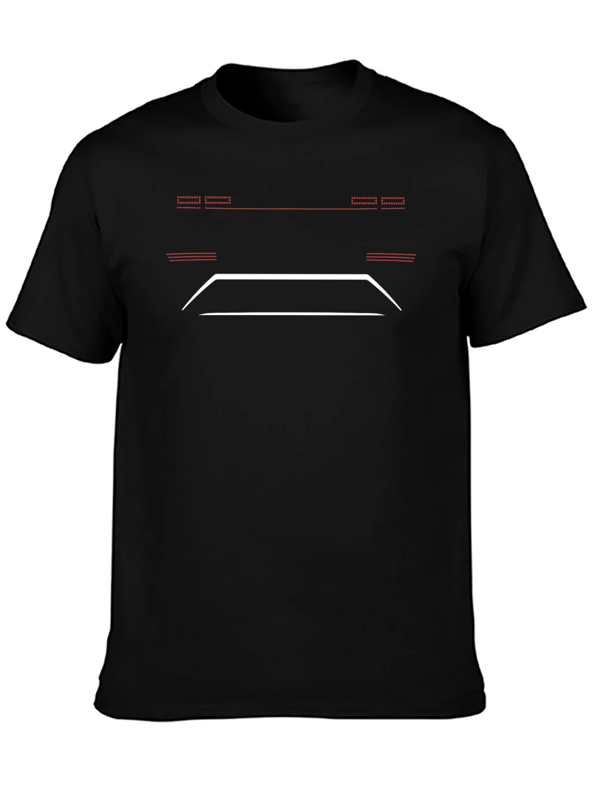 Retro Car Graphic Tee - Black Cotton Blend product image 3