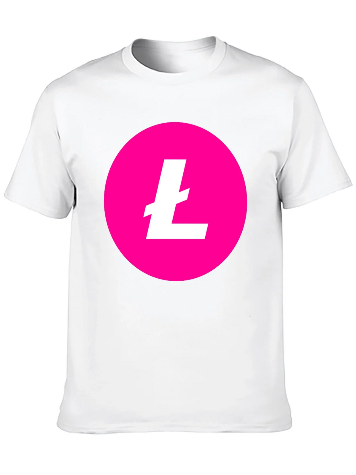 Litecoin Crypto T-Shirt - Pink & Black product image 9