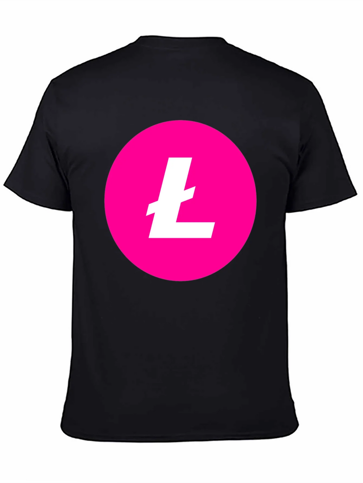 Litecoin Crypto T-Shirt - Pink & Black product image 4
