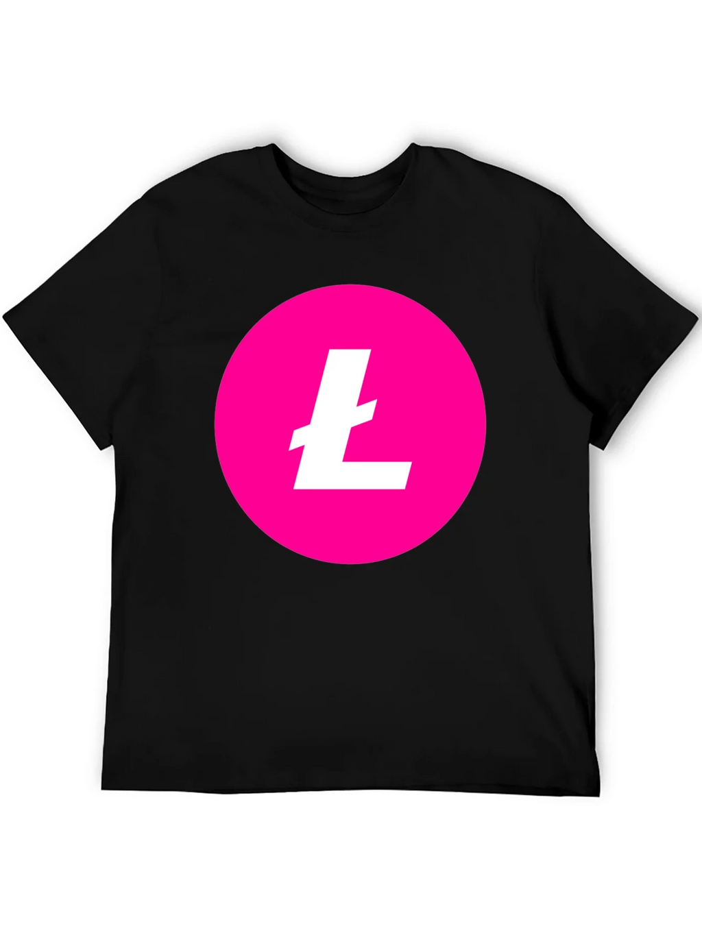 Litecoin Crypto T-Shirt - Pink & Black product image 5