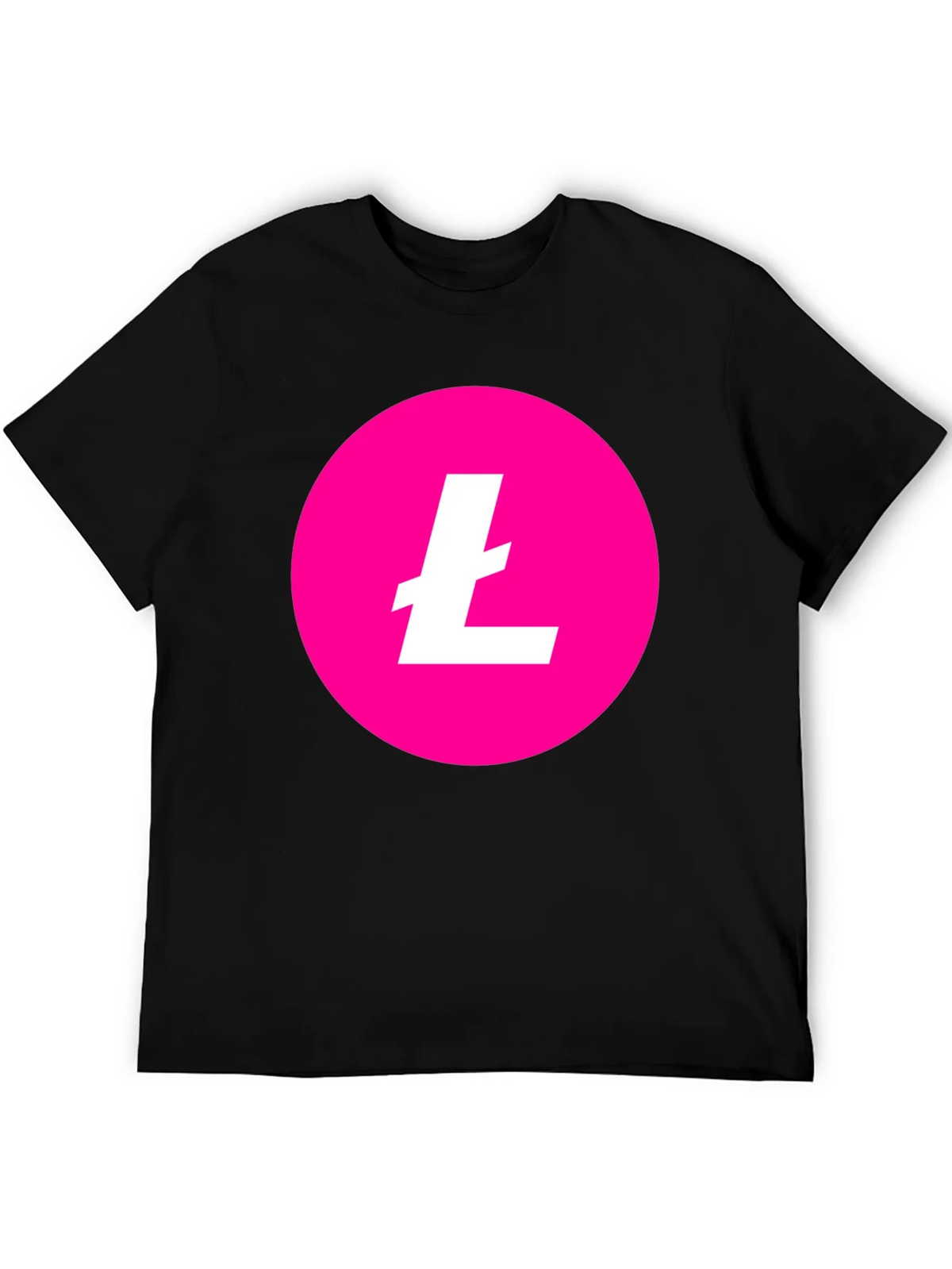 Litecoin Crypto T-Shirt - Pink & Black product image 5