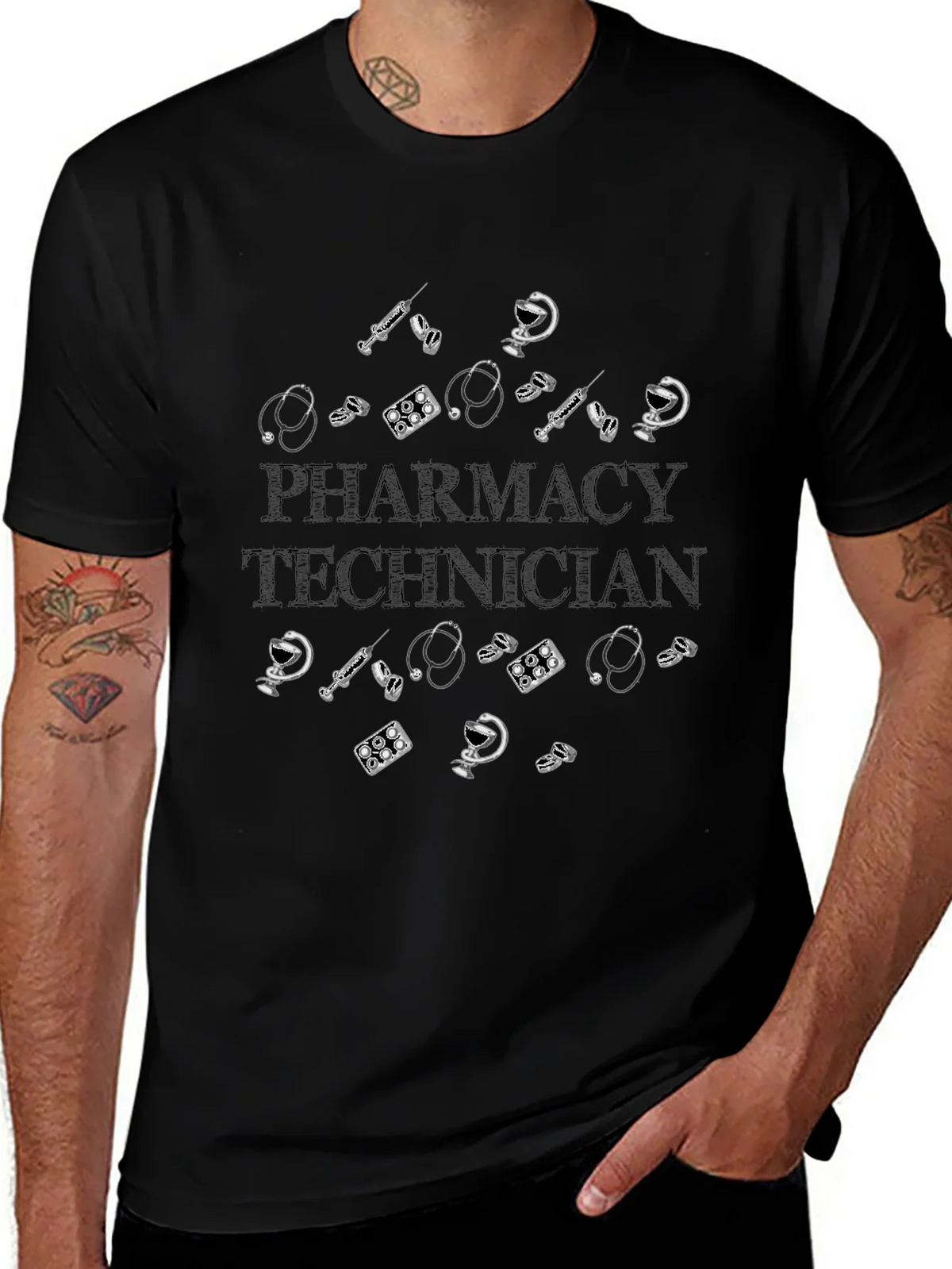 Pharmacy Technician T-Shirt - Medical Design product image 1