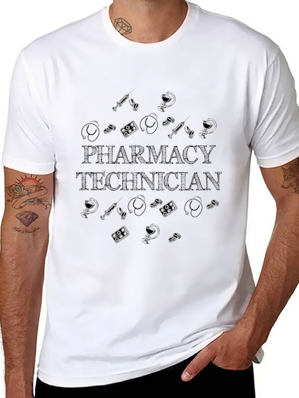 Pharmacy Technician T-Shirt - Medical Design product image 7