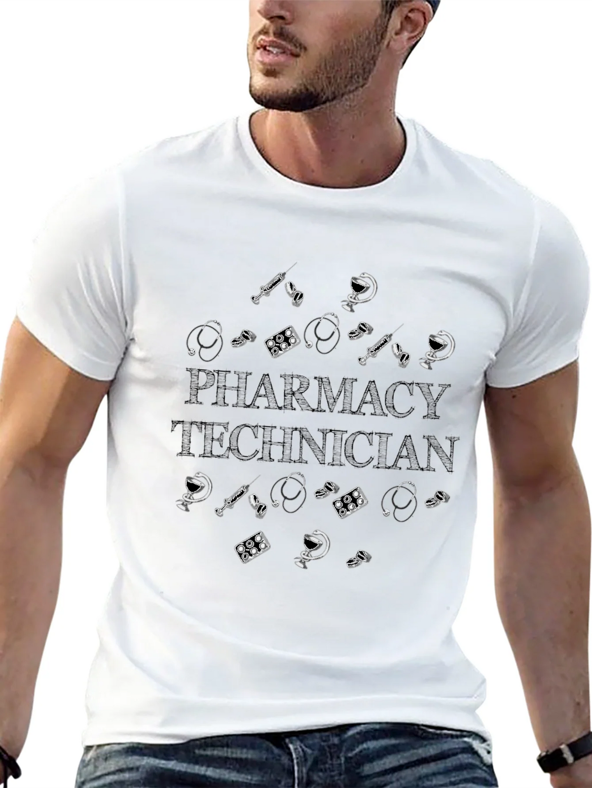 Pharmacy Technician T-Shirt - Medical Design product image 12