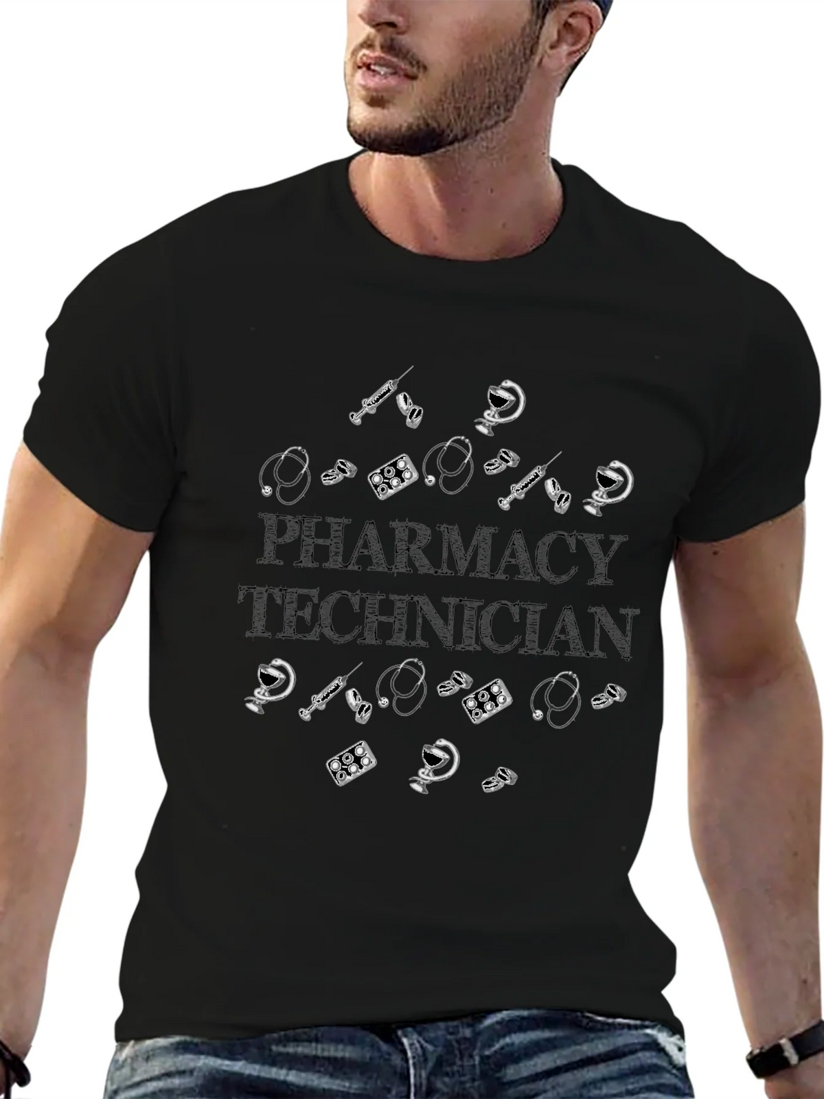 Pharmacy Technician T-Shirt - Medical Design product image 6